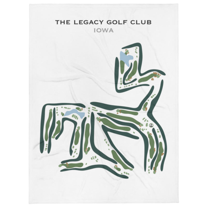 The Legacy Golf Club, Iowa - Printed Golf Courses