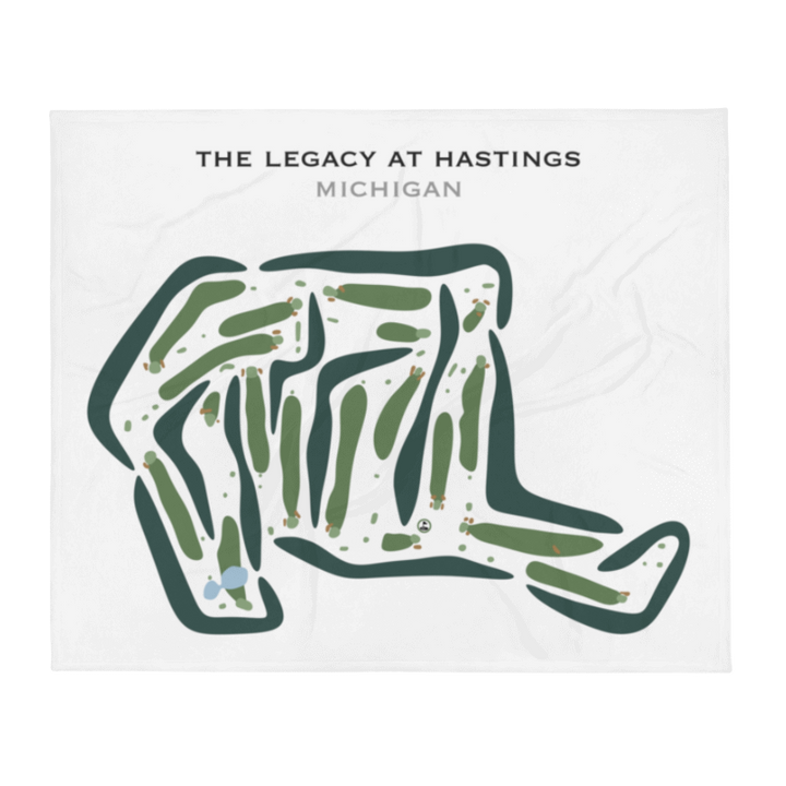 The Legacy at Hastings, Michigan - Printed Golf Courses