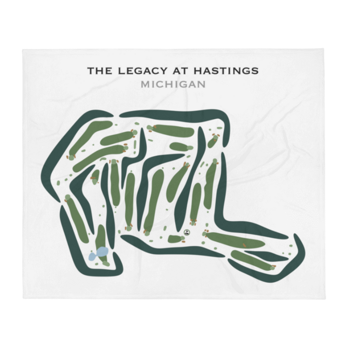 The Legacy at Hastings, Michigan - Printed Golf Courses