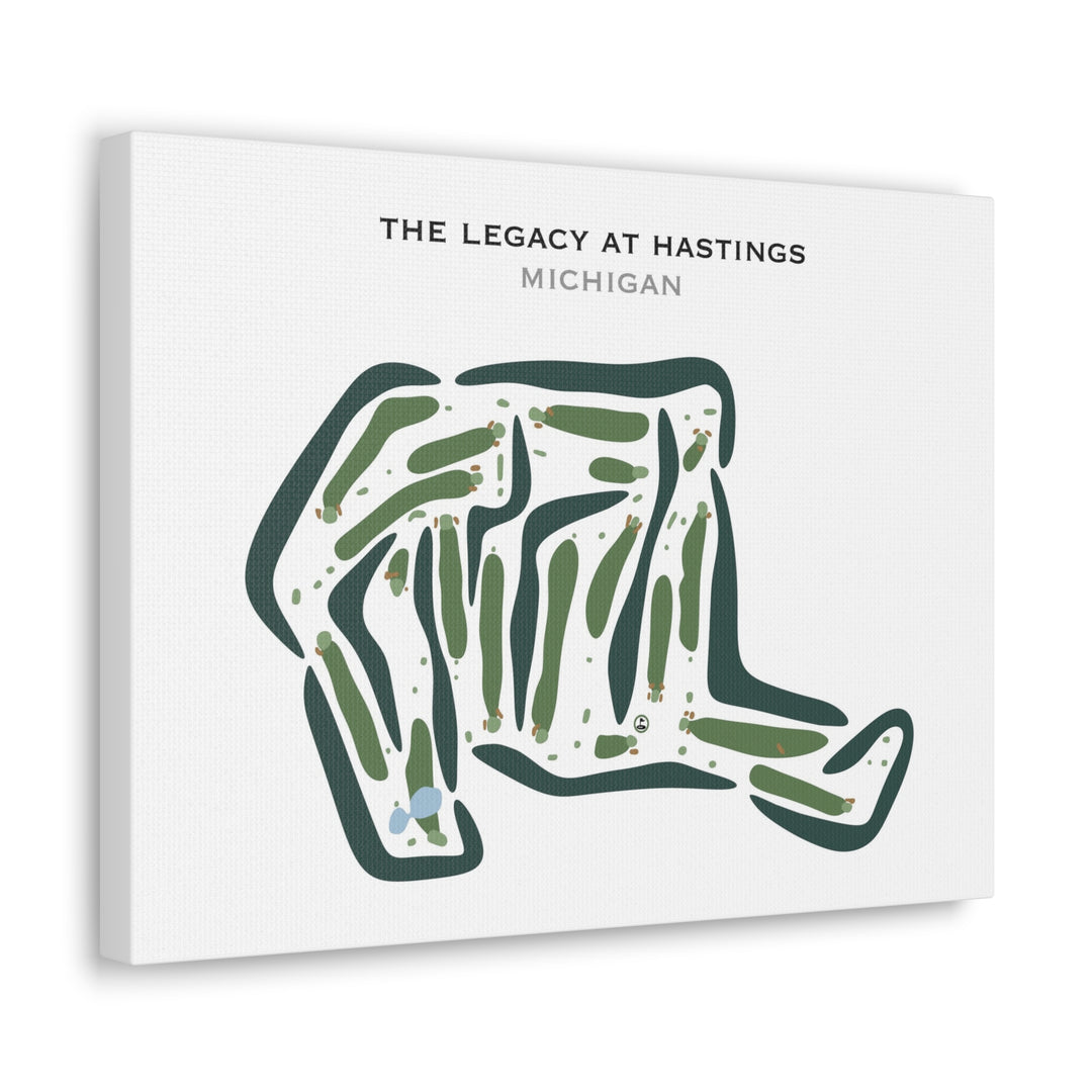 The Legacy at Hastings, Michigan - Printed Golf Courses