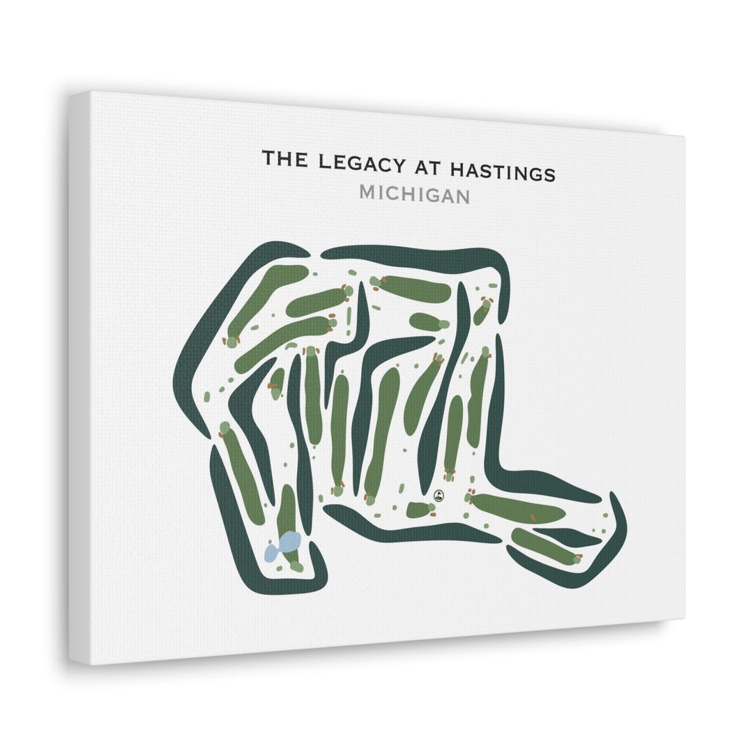 The Legacy at Hastings, Michigan - Printed Golf Courses