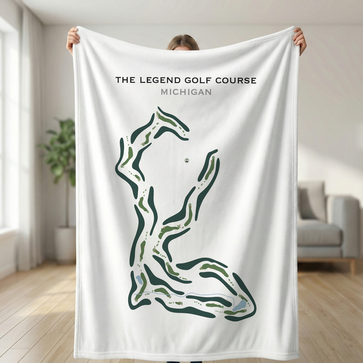 The Legend Golf Course, Michigan - Printed Golf Course
