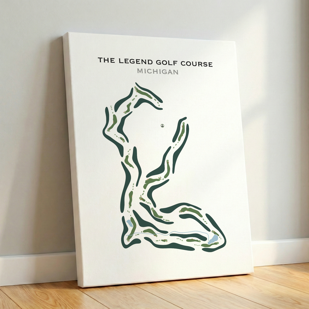 The Legend Golf Course, Michigan - Printed Golf Course