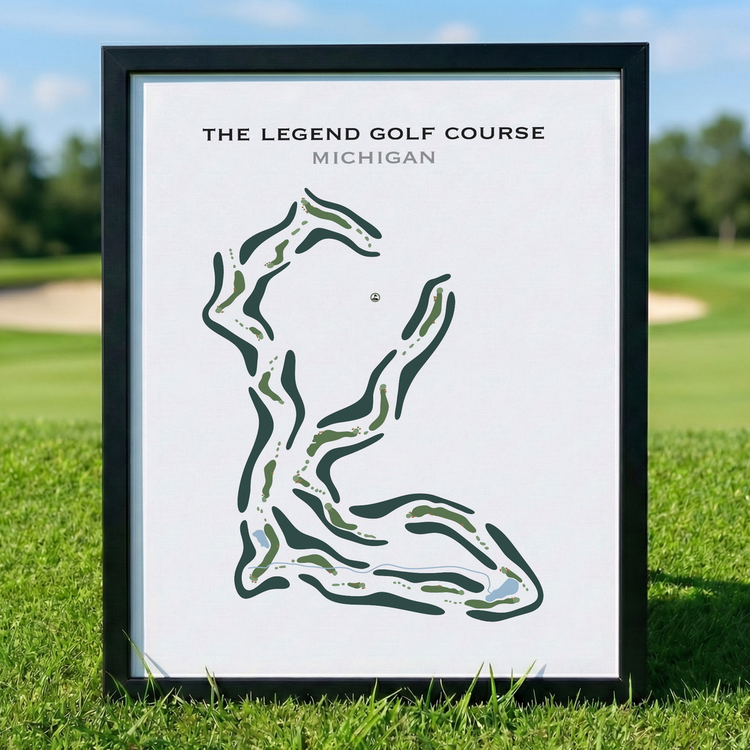 The Legend Golf Course, Michigan - Printed Golf Course