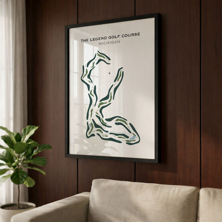 The Legend Golf Course, Michigan - Printed Golf Course