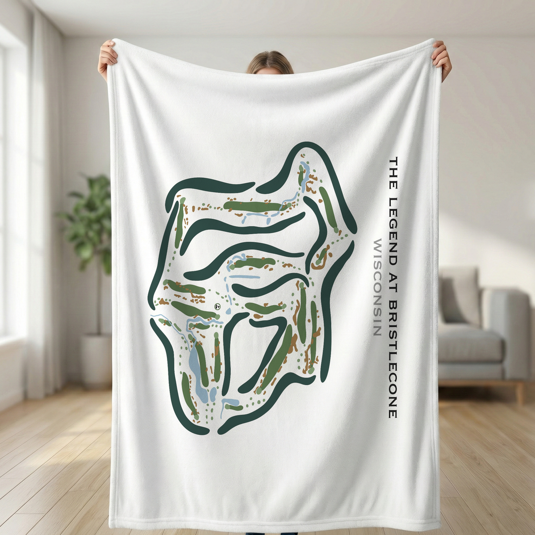 The Legend at Bristlecone, Wisconsin - Printed Golf Courses