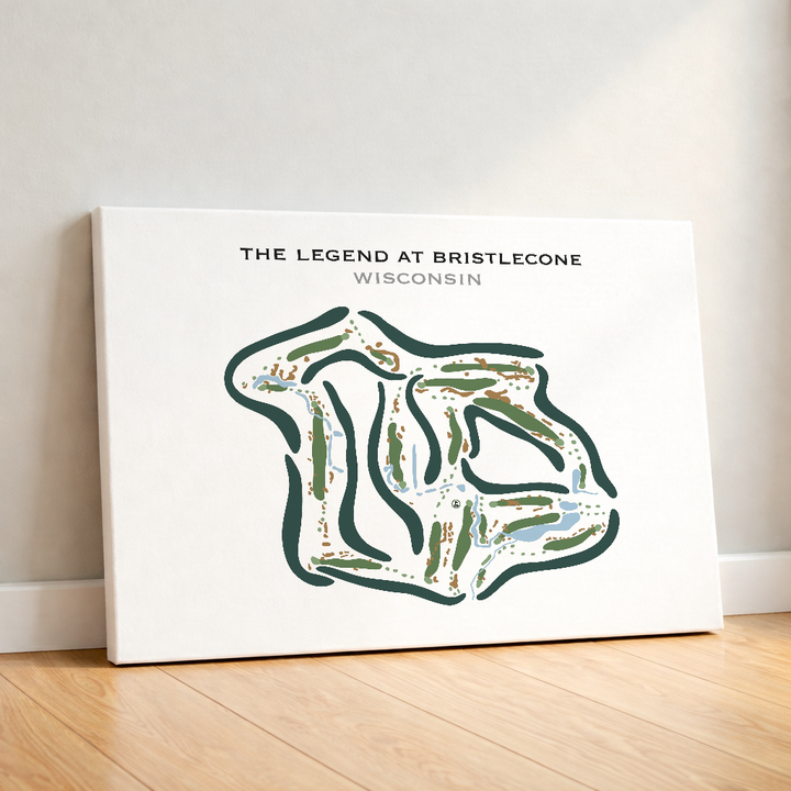 The Legend at Bristlecone, Wisconsin - Printed Golf Courses