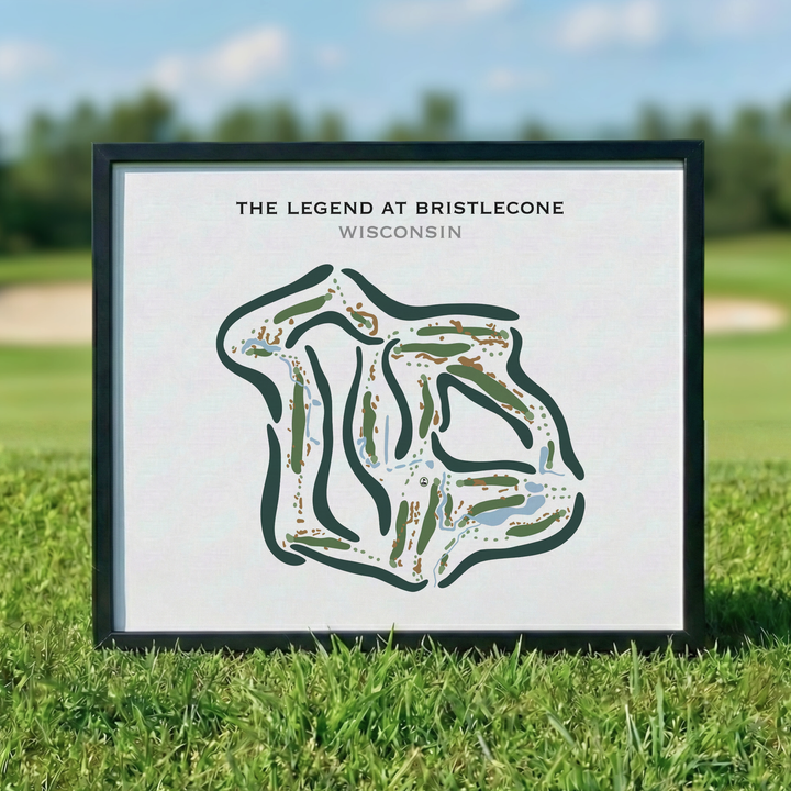 The Legend at Bristlecone, Wisconsin - Printed Golf Courses