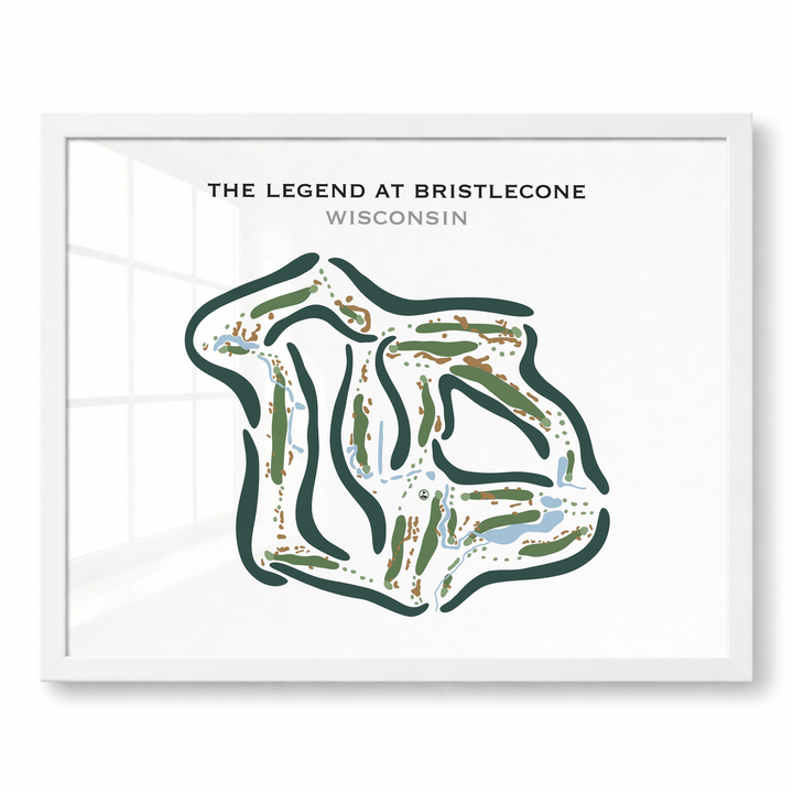 The Legend at Bristlecone, Wisconsin - Printed Golf Courses