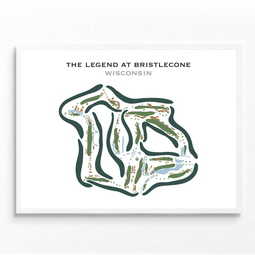 The Legend at Bristlecone, Wisconsin - Printed Golf Courses