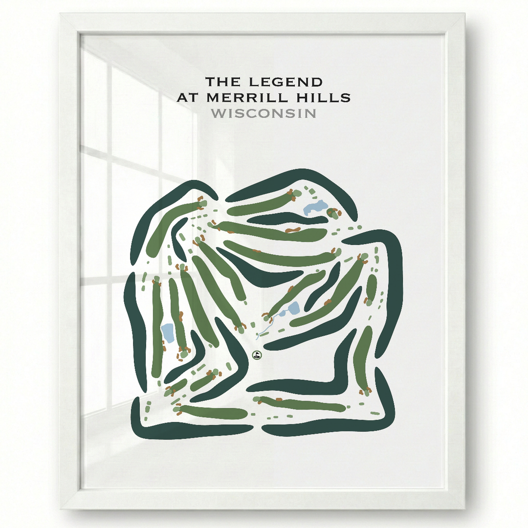 The Legend at Merrill Hills, Wisconsin - Printed Golf Courses