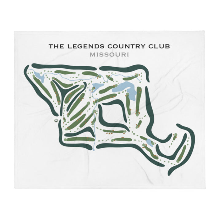 The Legends Country Club, Missouri - Printed Golf Courses
