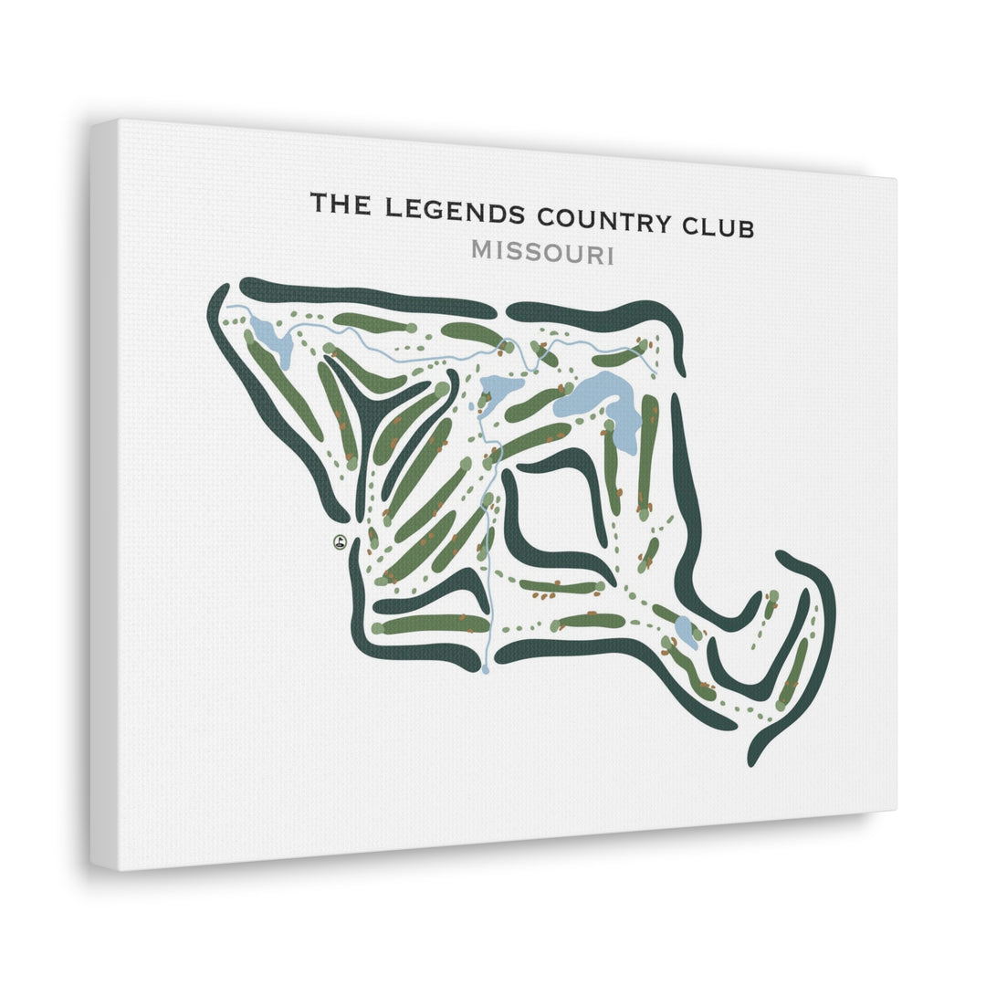 The Legends Country Club, Missouri - Printed Golf Courses