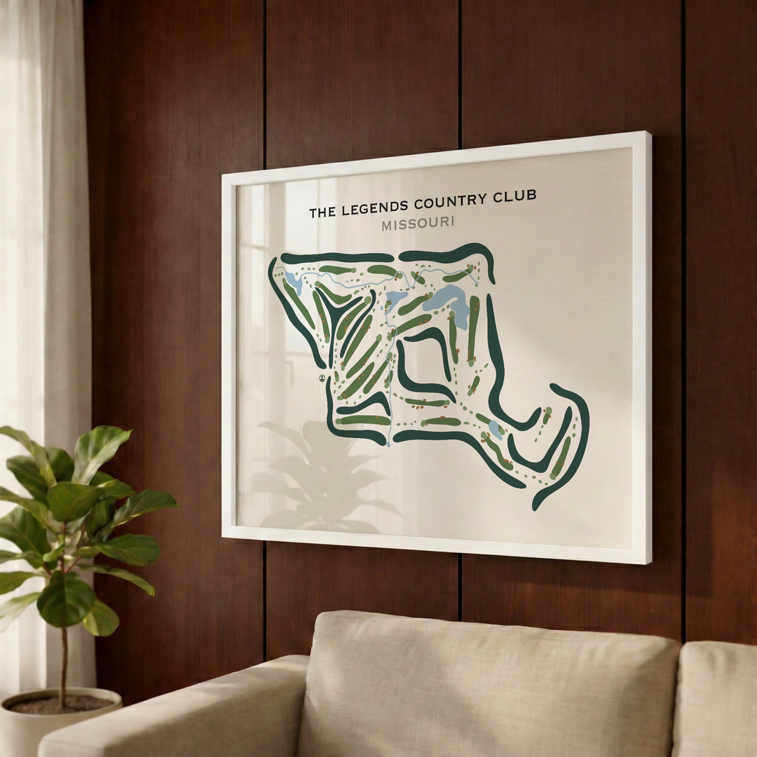 The Legends Country Club, Missouri - Printed Golf Courses