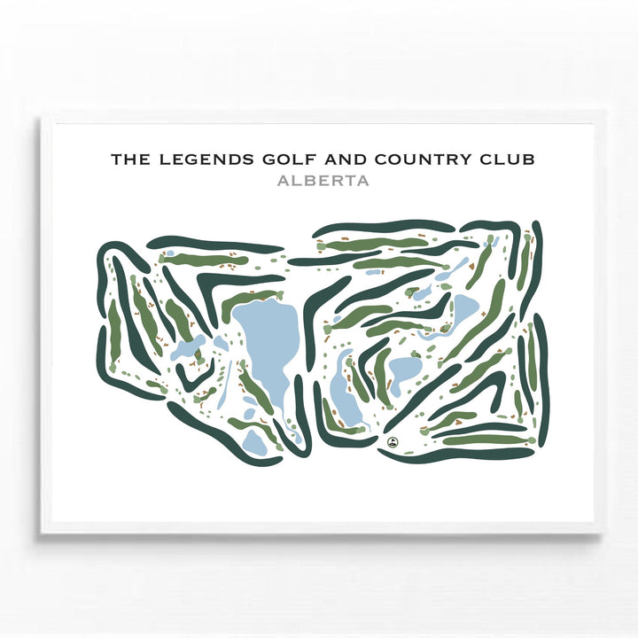The Legends Golf and Country Club, Alberta - Printed Golf Courses