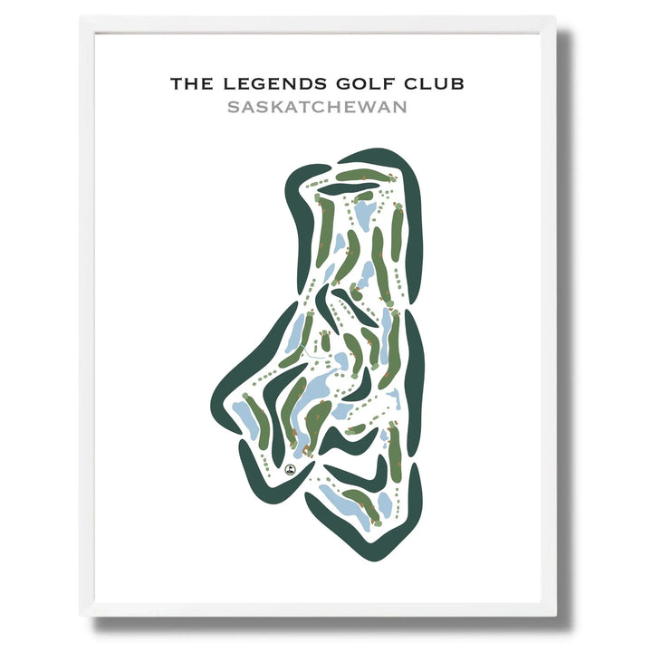 The Legends Golf Club, Saskatchewan, Canada - Printed Golf Courses