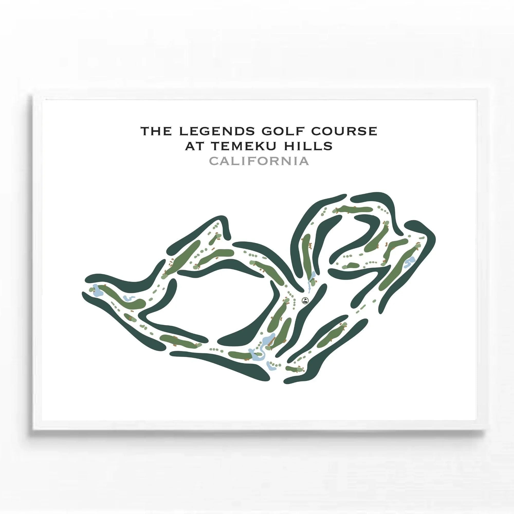 Buy the best printed golf course The Legends Golf Club at Temeku Hills
