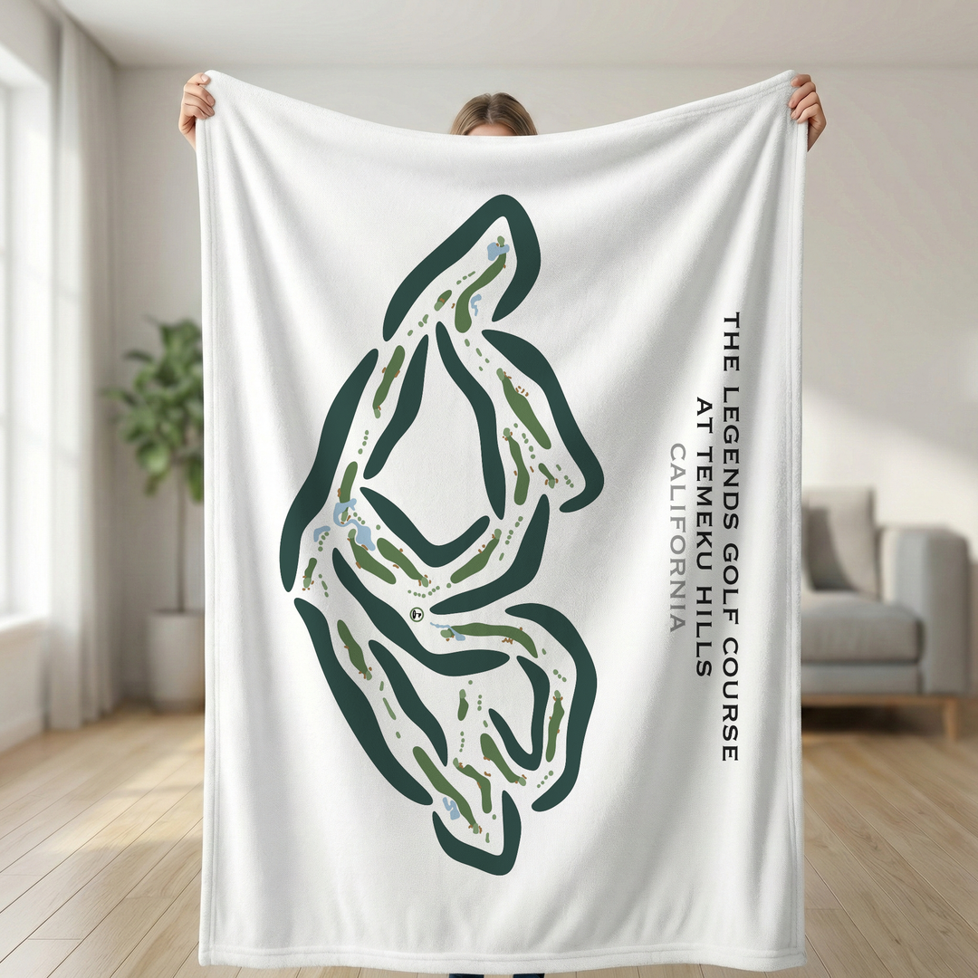 The Legends Golf Course at Temeku Hills, California - Printed Golf Courses