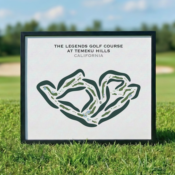 The Legends Golf Course at Temeku Hills, California - Printed Golf Courses