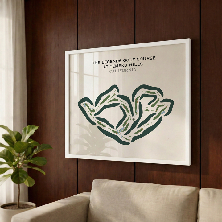 The Legends Golf Course at Temeku Hills, California - Printed Golf Courses