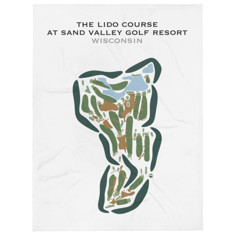 The Lido Course at Sand Valley Golf Resort, Wisconsin - Printed Golf Courses