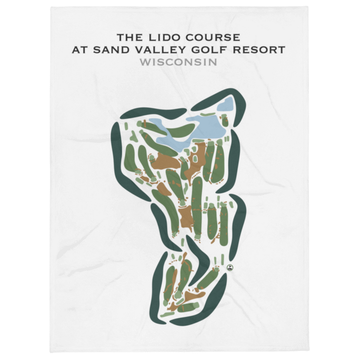 The Lido Course at Sand Valley Golf Resort, Wisconsin - Printed Golf Courses