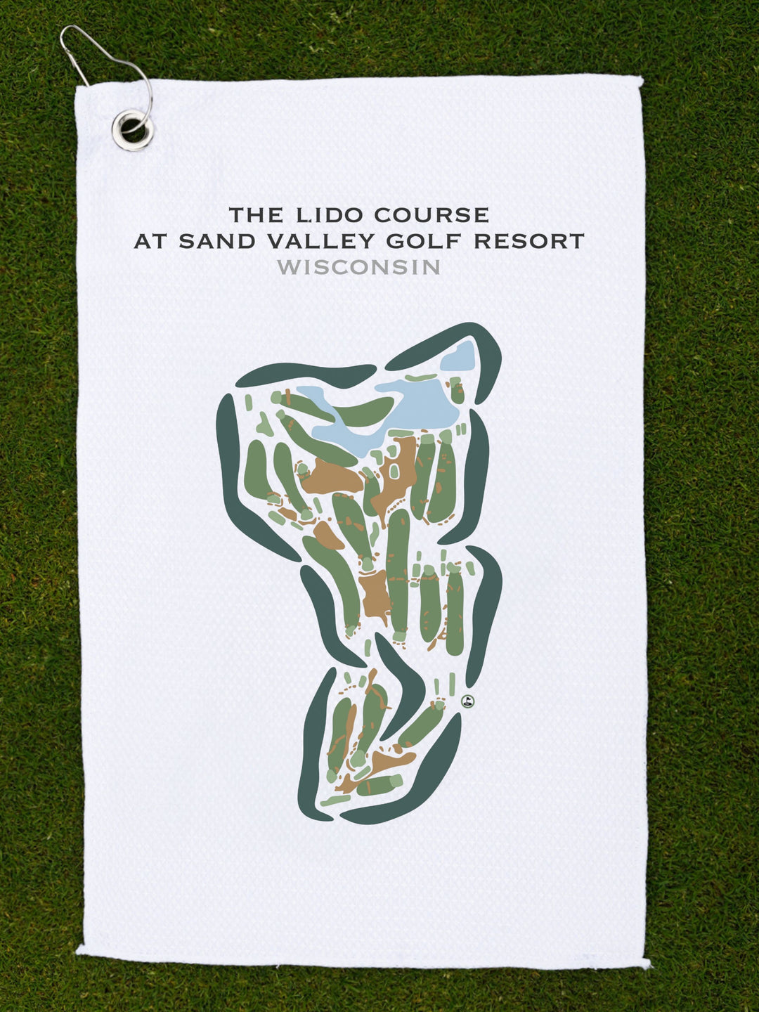 The Lido Course at Sand Valley Golf Resort, Wisconsin - Printed Golf Courses