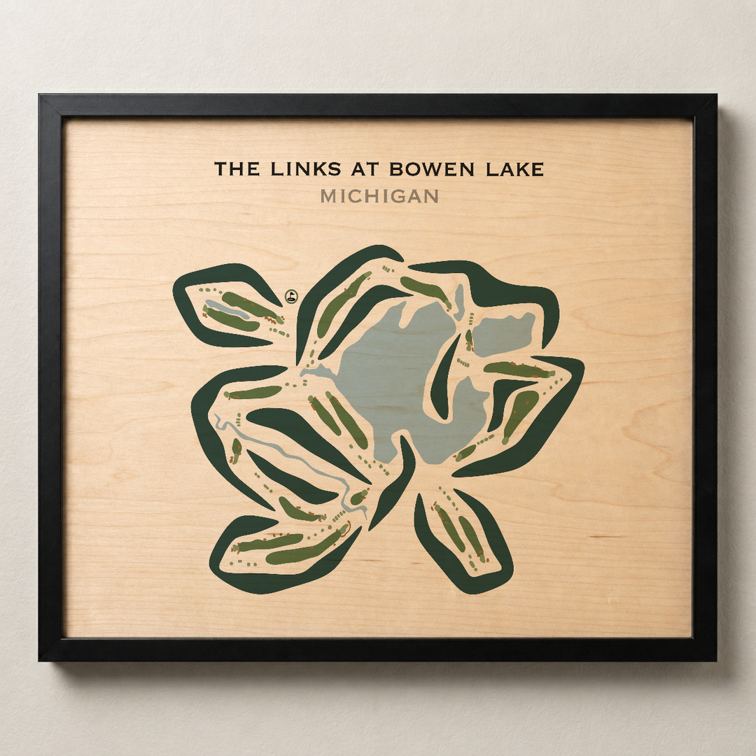 The Links at Bowen Lake Golf Course, Michigan - Printed Golf Course