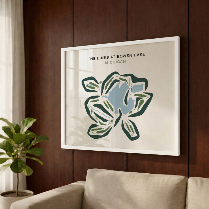 The Links at Bowen Lake Golf Course, Michigan - Printed Golf Course