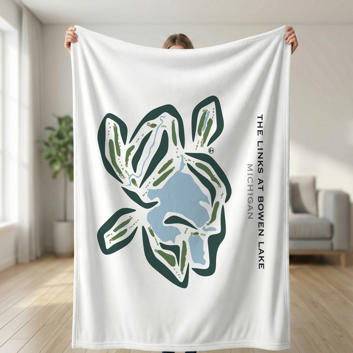 The Links at Bowen Lake Golf Course, Michigan - Printed Golf Course