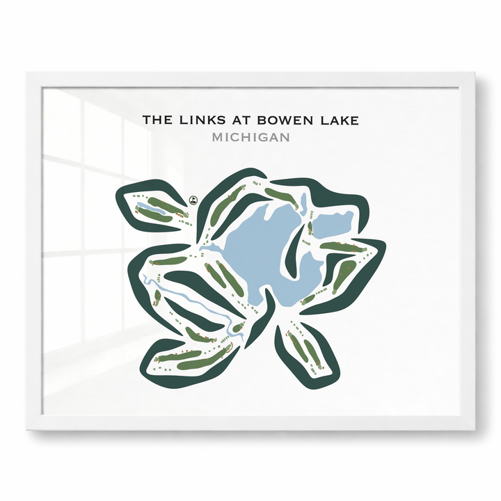 The Links at Bowen Lake Golf Course, Michigan - Printed Golf Course