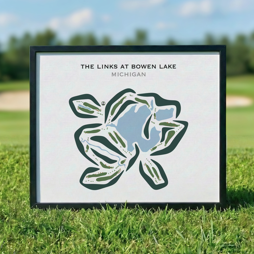 The Links at Bowen Lake Golf Course, Michigan - Printed Golf Course