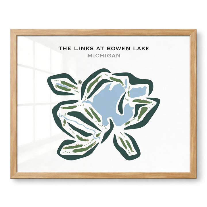 The Links at Bowen Lake Golf Course, Michigan - Printed Golf Course