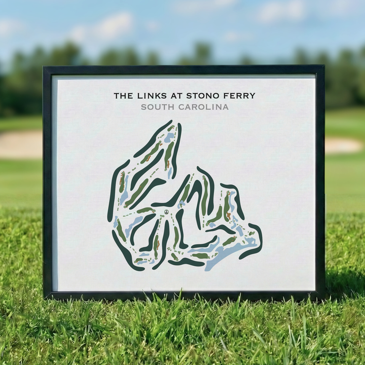 Links At Stono Ferry, South Carolina - Printed Golf Course