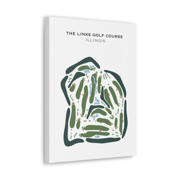 The Links Golf Course, Illinois - Printed Golf Courses