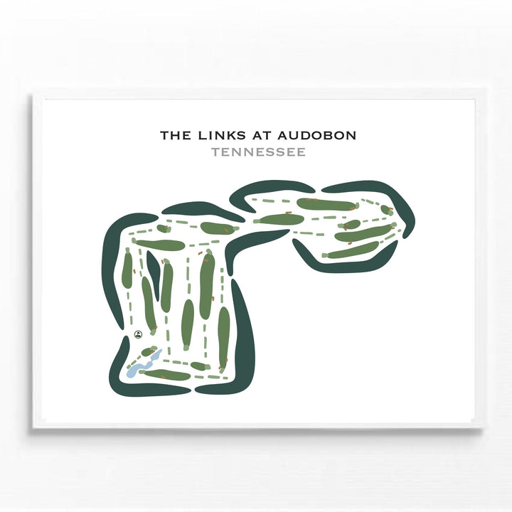 The Links at Audubon, Tennessee - Printed Golf Courses