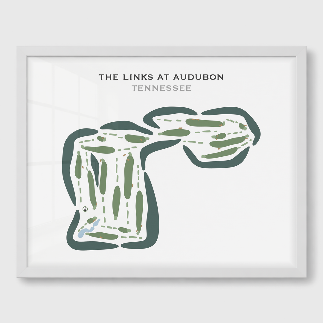 The Links at Audobon, Tennessee - Printed Golf Courses