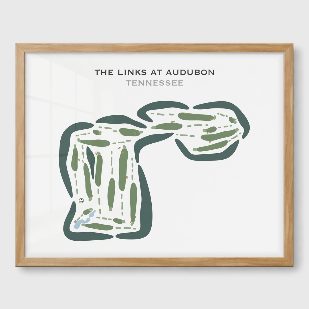 The Links at Audobon, Tennessee - Printed Golf Courses