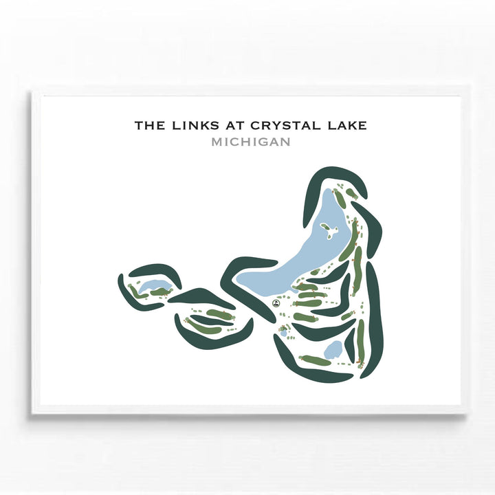 The Links at Crystal Lake, Michigan - Printed Golf Courses