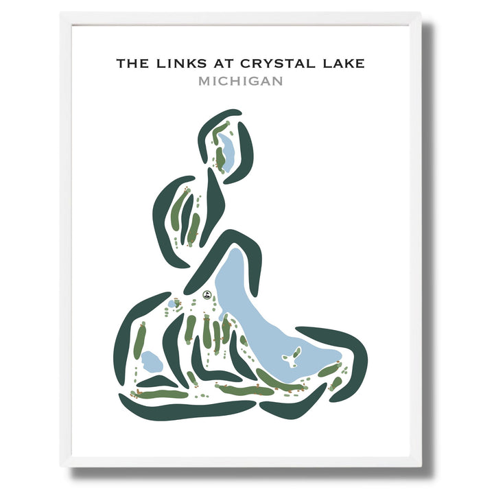The Links at Crystal Lake, Michigan - Printed Golf Courses
