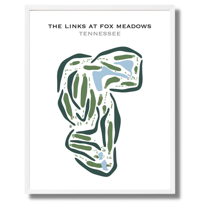 The Links at Fox Meadows, Tennessee - Printed Golf Courses