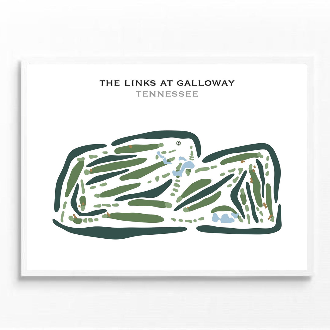 The Links at Galloway, Tennessee - Printed Golf Courses