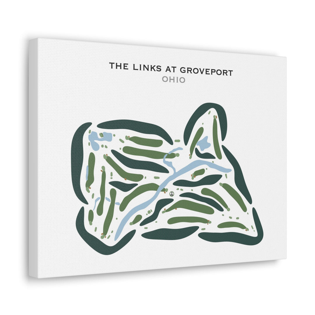 The Links At Groveport, Ohio - Printed Golf Courses