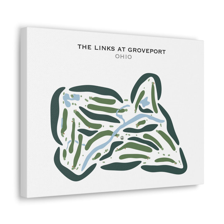 The Links At Groveport, Ohio - Printed Golf Courses