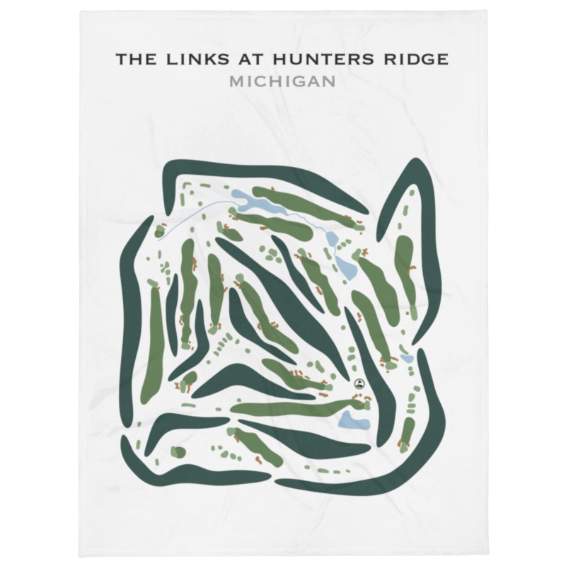 The Links at Hunters Ridge, Michigan - Printed Golf Courses