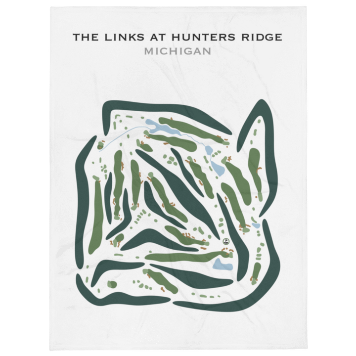 The Links at Hunters Ridge, Michigan - Printed Golf Courses