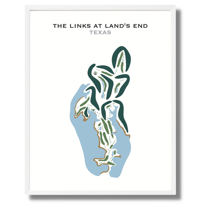 The Links At Land's End, Texas - Printed Golf Courses