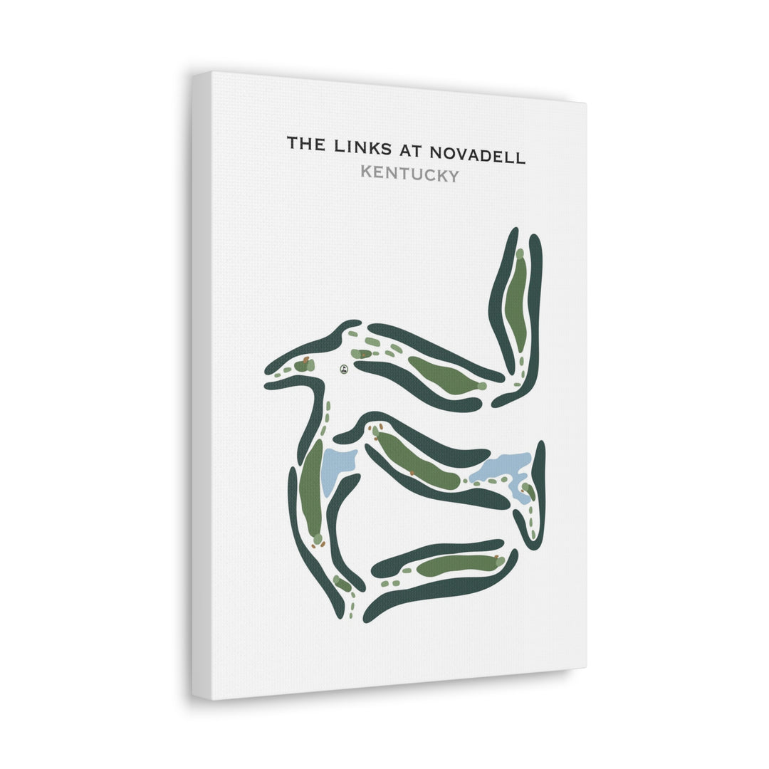 The Links at Novadell, Kentucky - Printed Golf Course