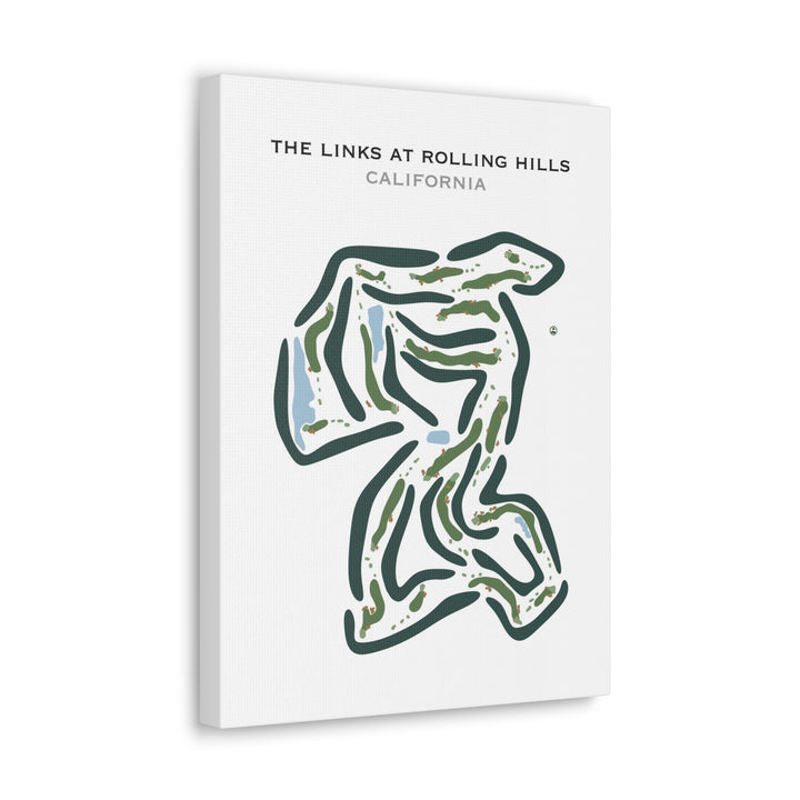 The Links at Rolling Hills, California - Printed Golf Courses