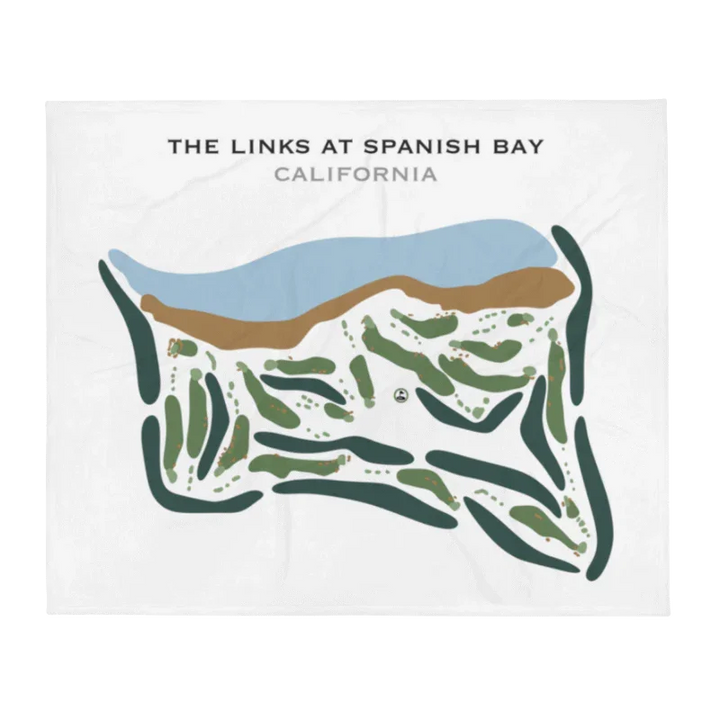 The Links at Spanish Bay, California - Printed Golf Courses